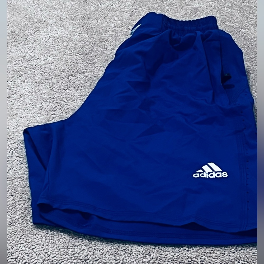 Adidas F50 Blue Training Shorts Men’s XL Athletic Gym Soccer Performance - Picture 5 of 10